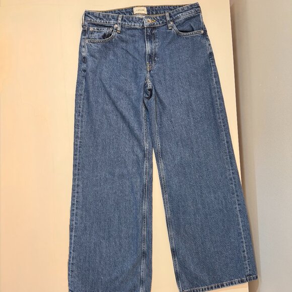 EVERLANE Women's The Low-Key Jean in Medium Blue, Size 27R - Picture 4 of 8